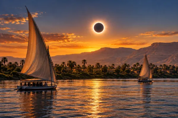 Total Solar Eclipse 2027 | 4-Day Nile Cruise from Aswan to Luxor