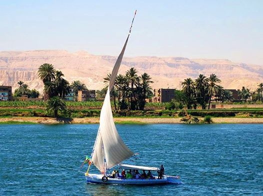 Sailing in a Felucca on the Nile from Luxor