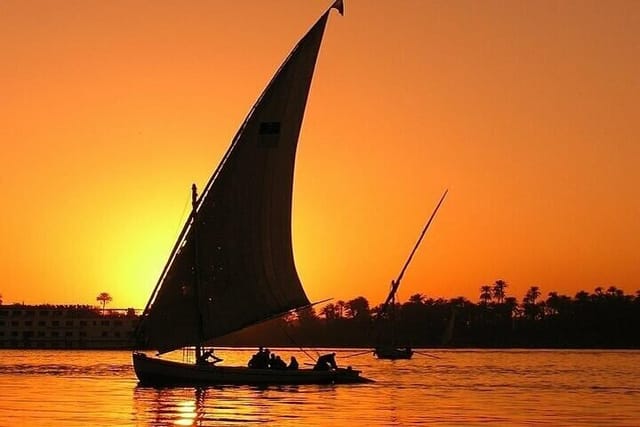 Sailing in a Felucca on the Nile from Luxor