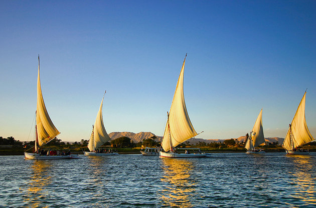 Sailing in a Felucca on the Nile from Luxor