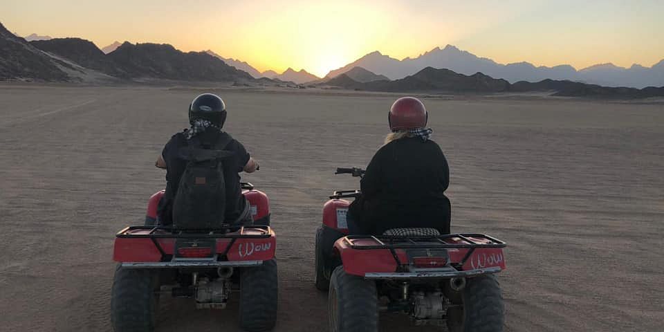 Private Safari: Quad Bike and Camel Ride on Desert Sunrise Tour