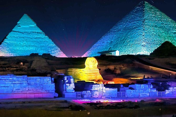 Illuminated Sound & Light Show at the Giza Pyramids