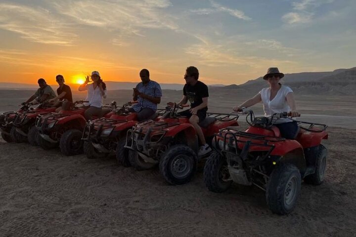 Private Safari: Quad Bike and Camel Ride on Desert Sunrise Tour