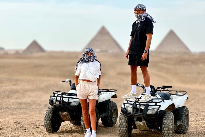 Private Safari: Quad Bike and Camel Ride on Desert Sunrise Tour