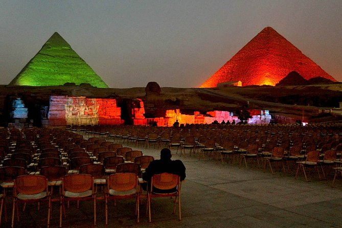 Illuminated Sound & Light Show at the Giza Pyramids