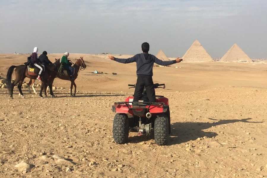 Private Safari: Quad Bike and Camel Ride on Desert Sunrise Tour