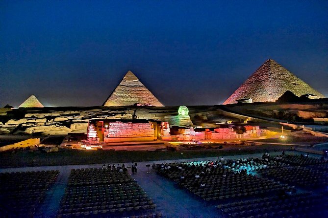 Illuminated Sound & Light Show at the Giza Pyramids