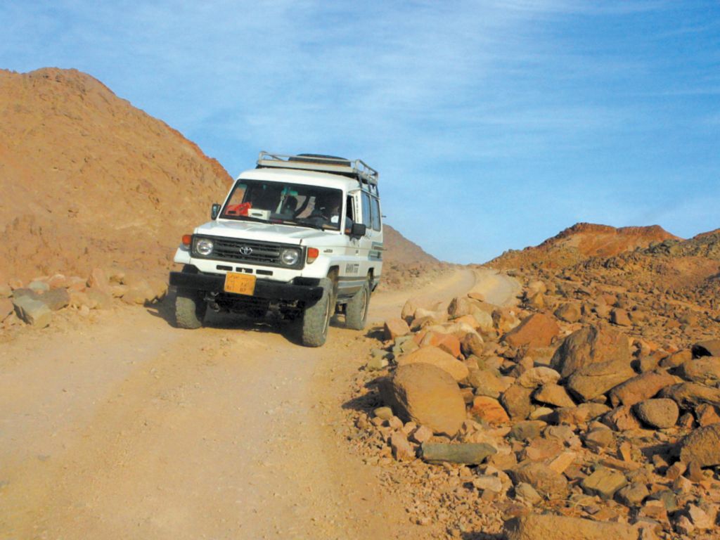 Visit to St. Catherine & Coloured Canyon by 4x4 Jeep from Sharm