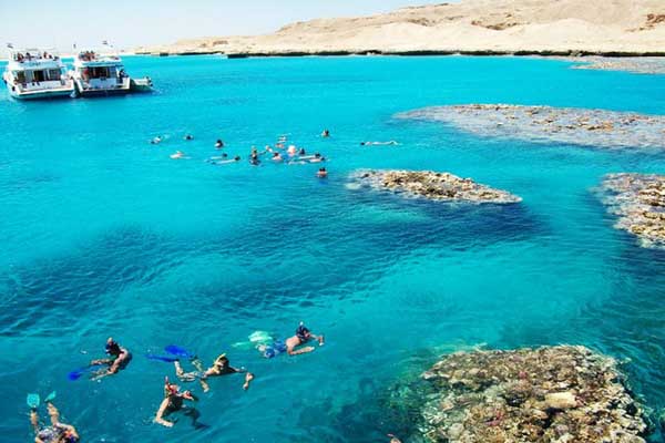 Snorkeling at Giftun Island in Hurghada