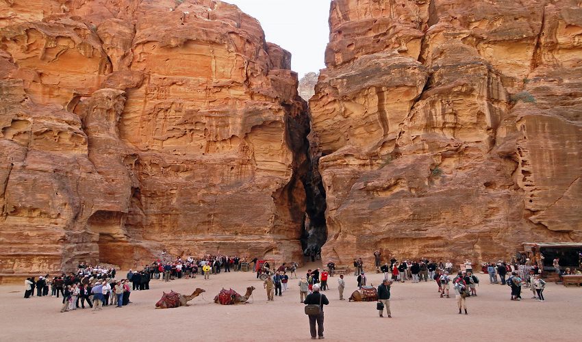 Tour from Taba to Petra by boat
