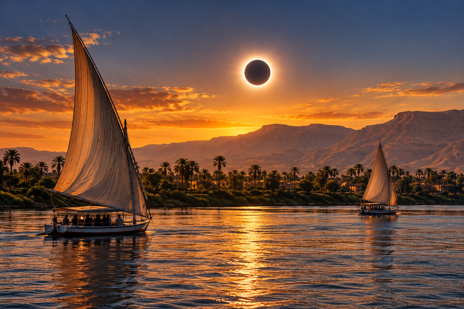 Total Solar Eclipse 2027 | 4-Day Nile Cruise from Aswan to Luxor